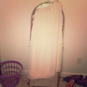 A white sheer skirt (BEING TRADED)