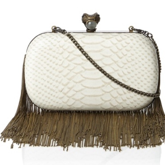 House of Harlow Minaudière in BONE - Picture 2 of 4