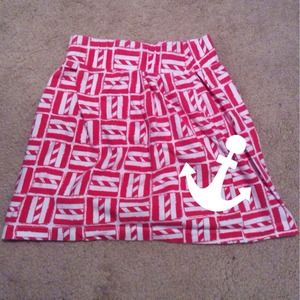 Mahi Gold Nautical Mini Skirt