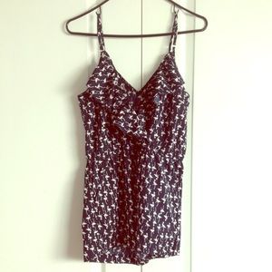 NWOT Angie Flamingo Print Romper