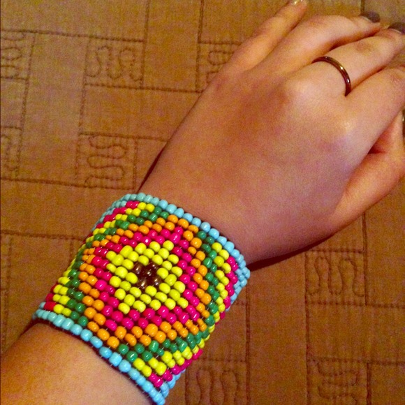 Colorful Ethnic Beaded Bracelet