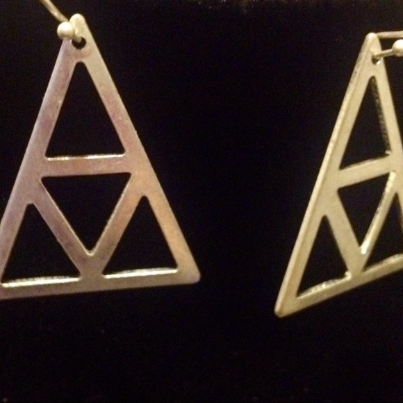 Futuristic Distress SilverMetal Necklace Set NWT - Picture 3 of 4