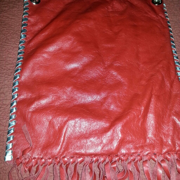 Red tassle bag - Picture 2 of 2