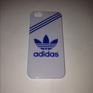 White and Blue Adidas Iphone 5/5s case