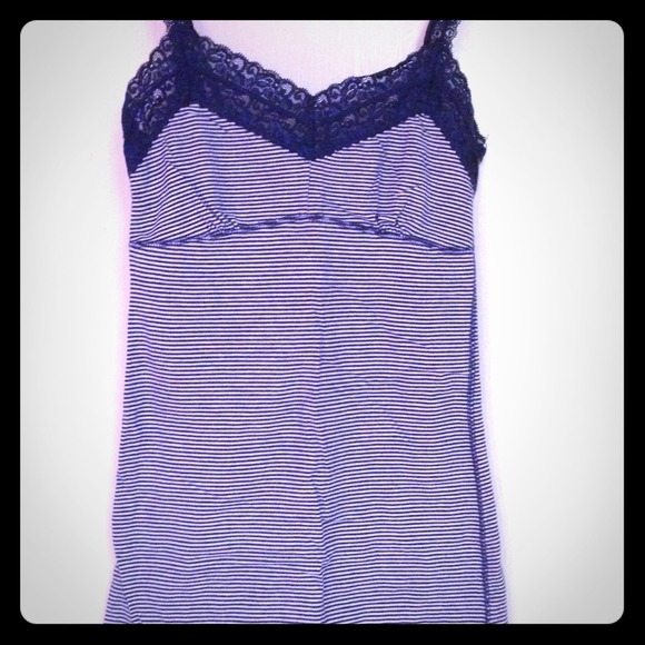 American Eagle Navy Blue Tank Top - Picture 1 of 2