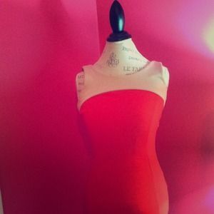 Forever 21 coral tight dress
