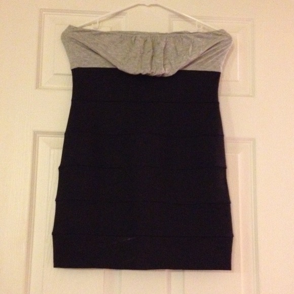 Black & Grey Halted Top Dress fits really nice!