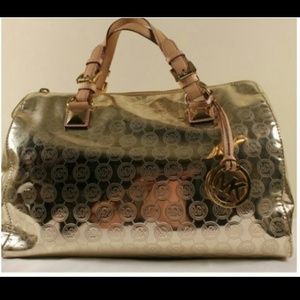 Michael Kors gold bag  preloved