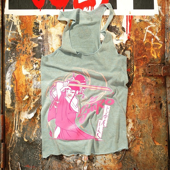 Eco-Sky Alternative Apparel racer-back tank - Picture 1 of 2