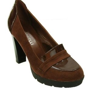 Simon Elli Madison Pump size 7  7.5 and 8 Brown