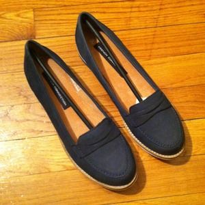 French Connection Eva Sole Loafer - Navy
