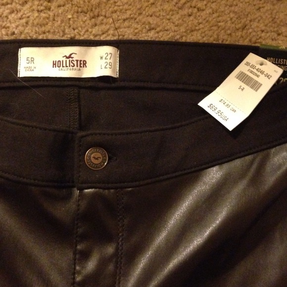 Hollister Leather Front Jeggings - Picture 2 of 4