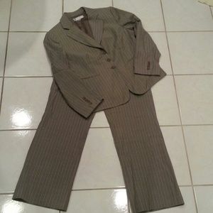 Taupe suit