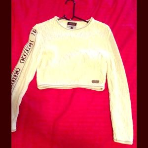Coogi cropped sweater