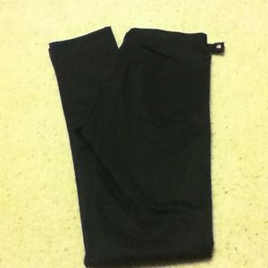 Black skinny side zip, dress Pants