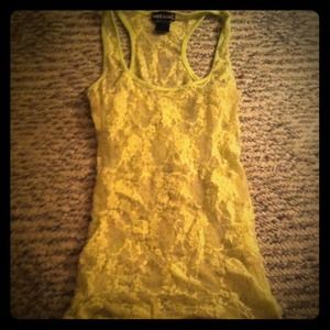 Neon green, tank top