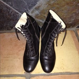 Ann Taylor brown leather boots