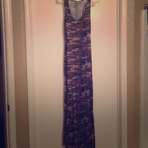 Camo maxi dress