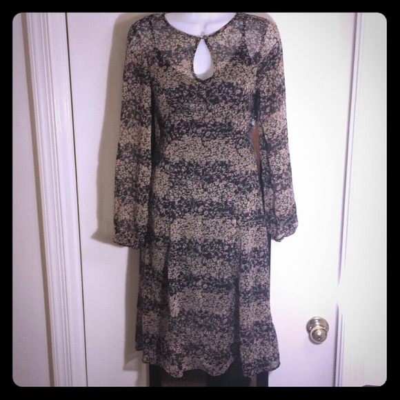 Gorgeous Floral Dress - Goth