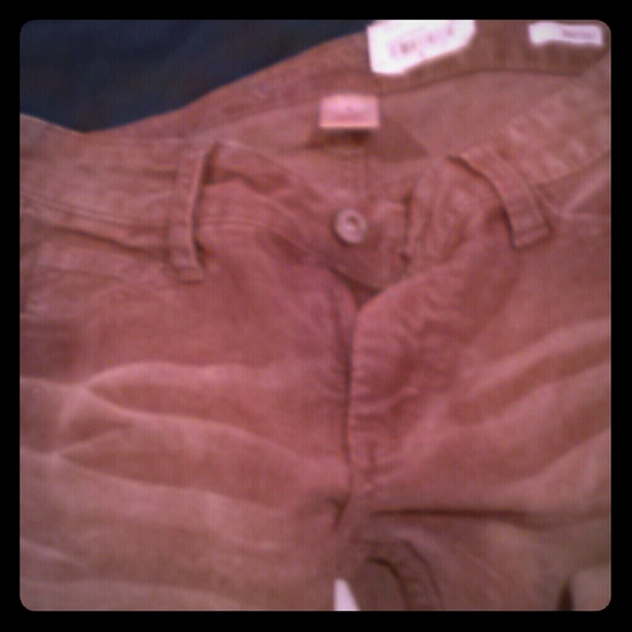 Brown corduroy pants