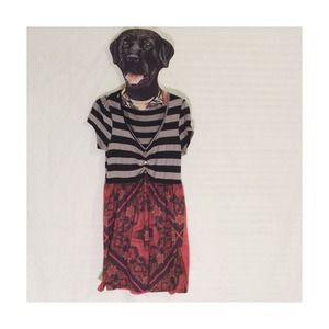 Colorful boho style dress!