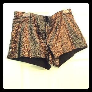 Sequin shorts