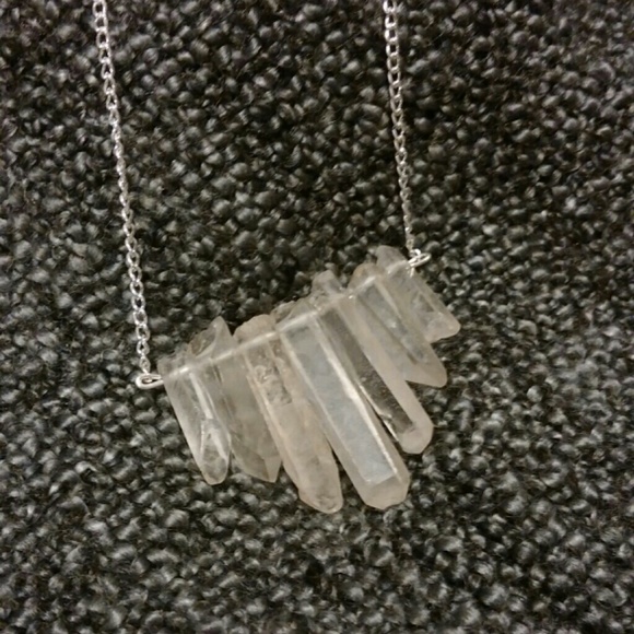 **Sold**Quartz Crystal Necklace