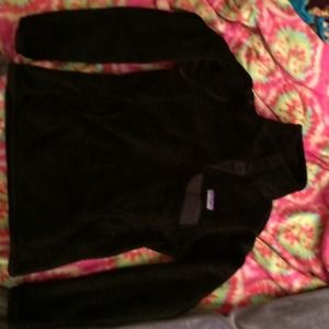 Black fleece button up Patagonia!