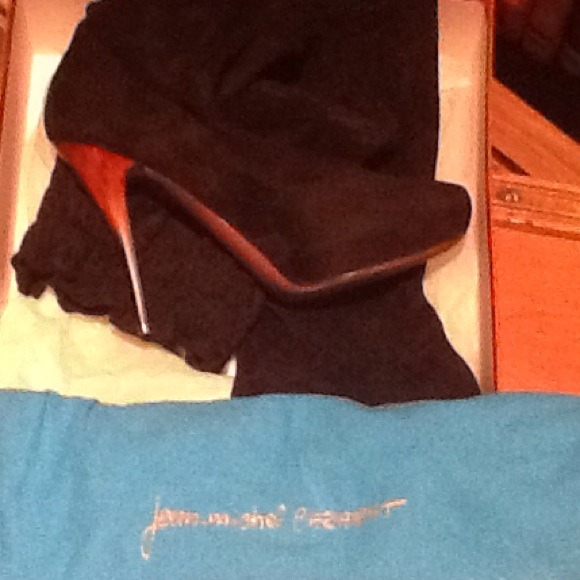 Jean-Michel Cazabat RARE Suede Heeled boots - Picture 4 of 4