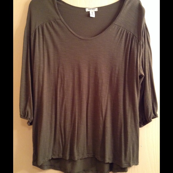 Old Navy olive green shirt - Picture 1 of 2