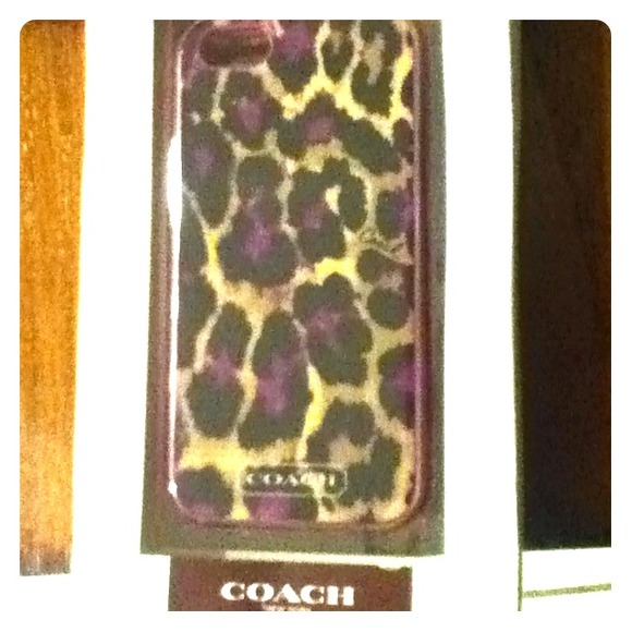 Coach cheetah iPhone 5/5s Case