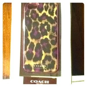 Coach cheetah iPhone 5/5s Case