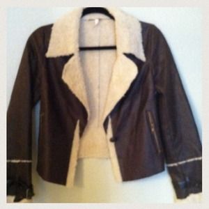 Shearling light jacket on hold!
