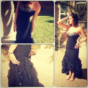 A gorgeous one of a kind custom made gown