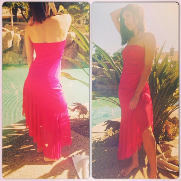 Pink formal dress