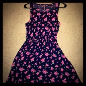 Flowy Floral Print Dress