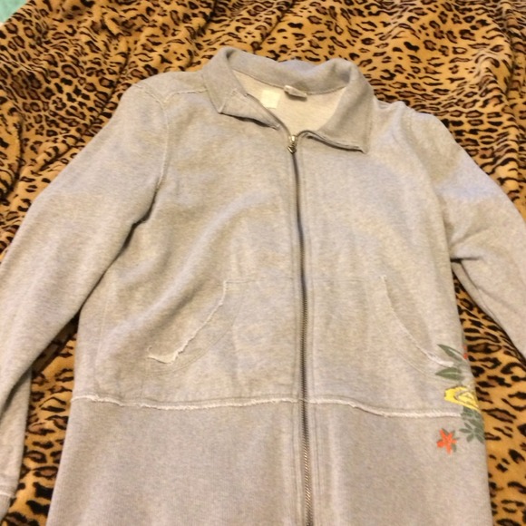 Roxy brand zip up sweatshirt