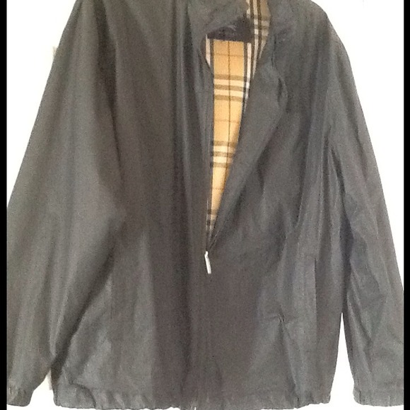 Black unisex wind breaker jacket