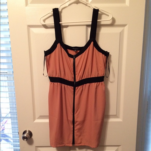 Zip front dress