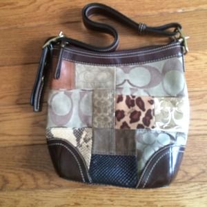 Coach patchwork handbag
