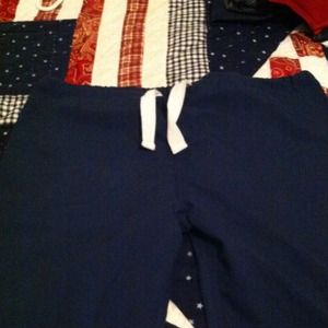 Navy blue scrub pants