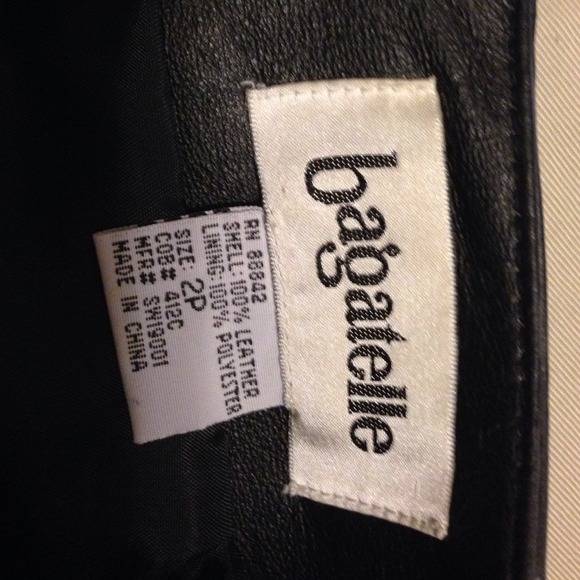 👍👗⭐️HOST PICK!!!!!! Genuine black leather skirt - Picture 2 of 4