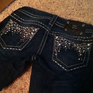 Size 24 Dark wash Miss Me Jeans