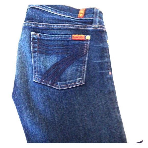 A pair of Seven For All Mankind Dojo jeans