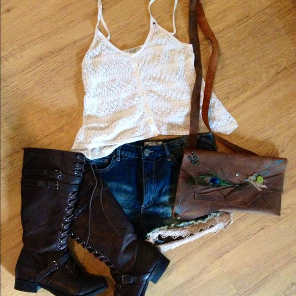 GUESS crop top.