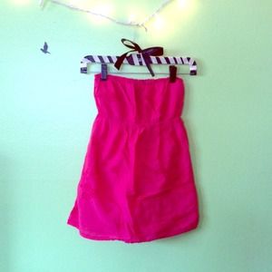 Wet Seal Pink Strapless Top