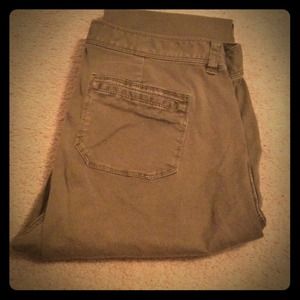 JCrew military green pants