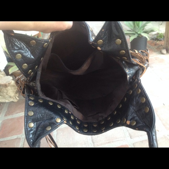 Boho Rocker Hippie Fringed Handbag - Picture 4 of 4