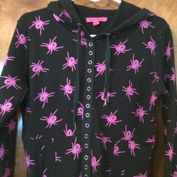 Betsey Johnson Spider Thermal Romper