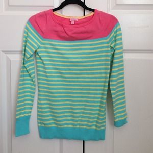 Lilly pulitzer color block sweater Retail $182